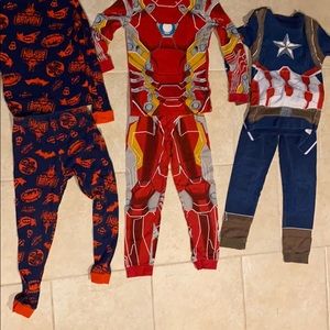 3 sets of boys pajamas